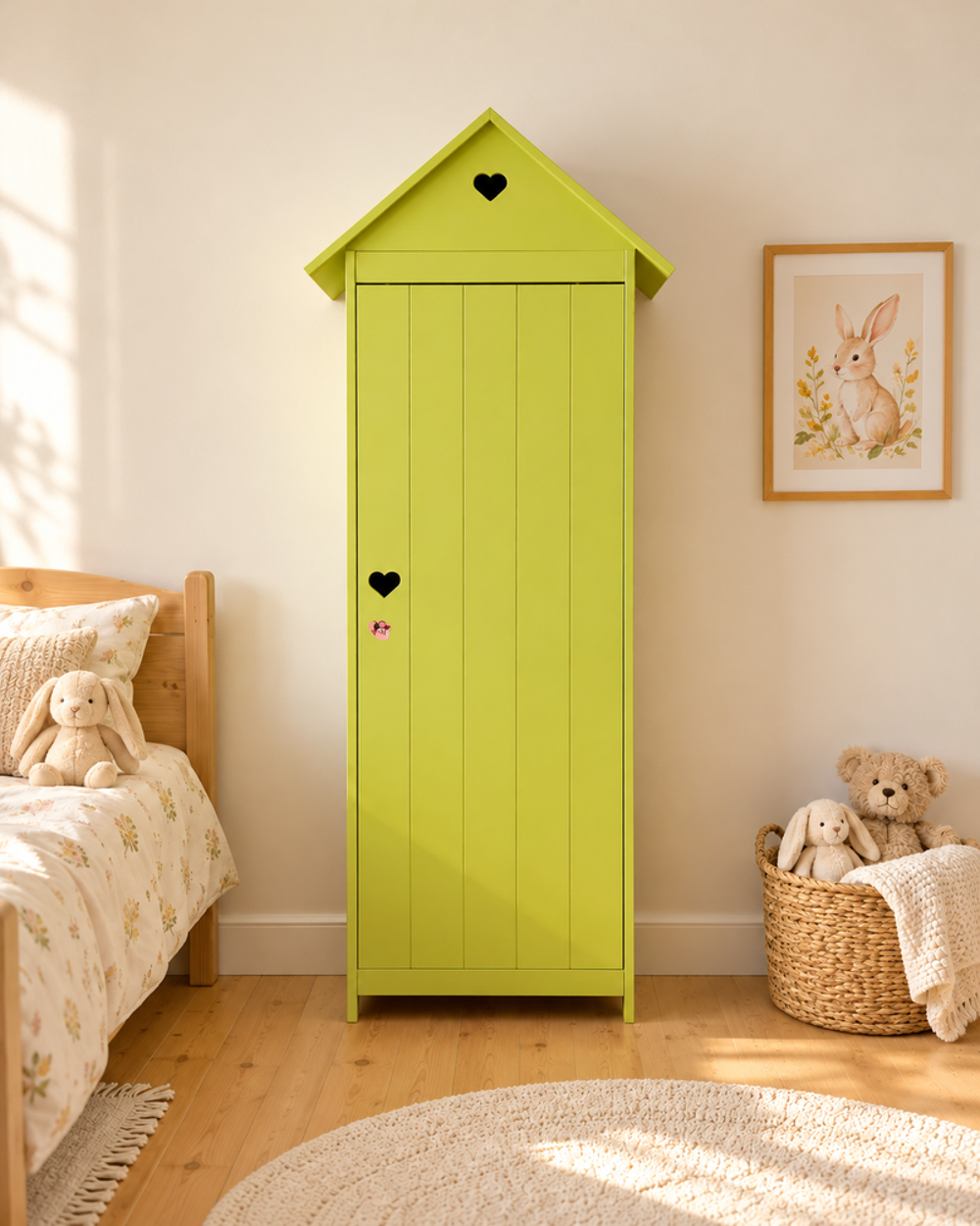 Armoire cabane en bois Mobilier enfants