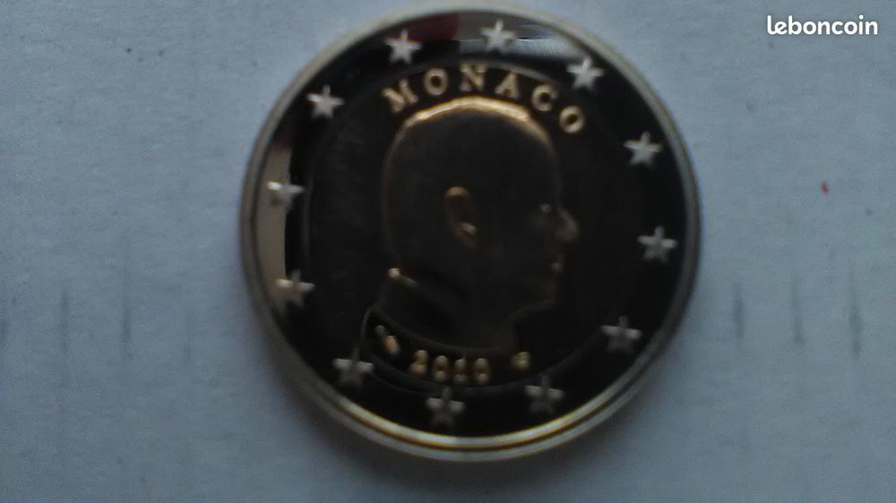 PIECE DE 2 EUROS EN " BE " DE MONACO " ALBERT2 " ANNEE 2010 