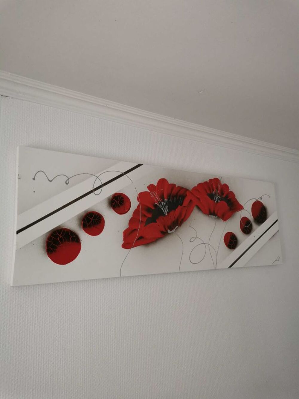 Tableau, Coquelicots &agrave; suspendre Décoration