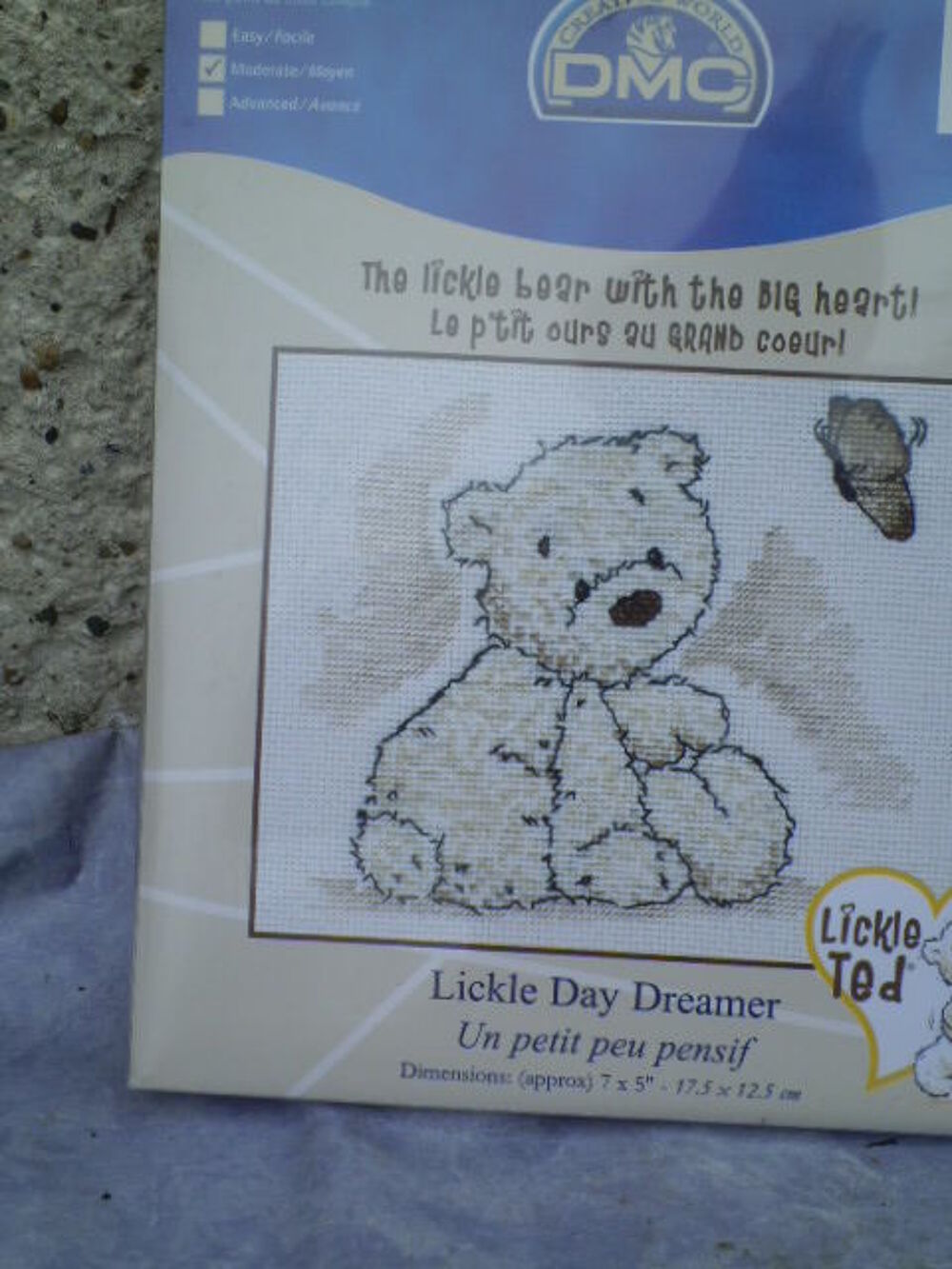 Broderie DMC LICKLE TED Décoration