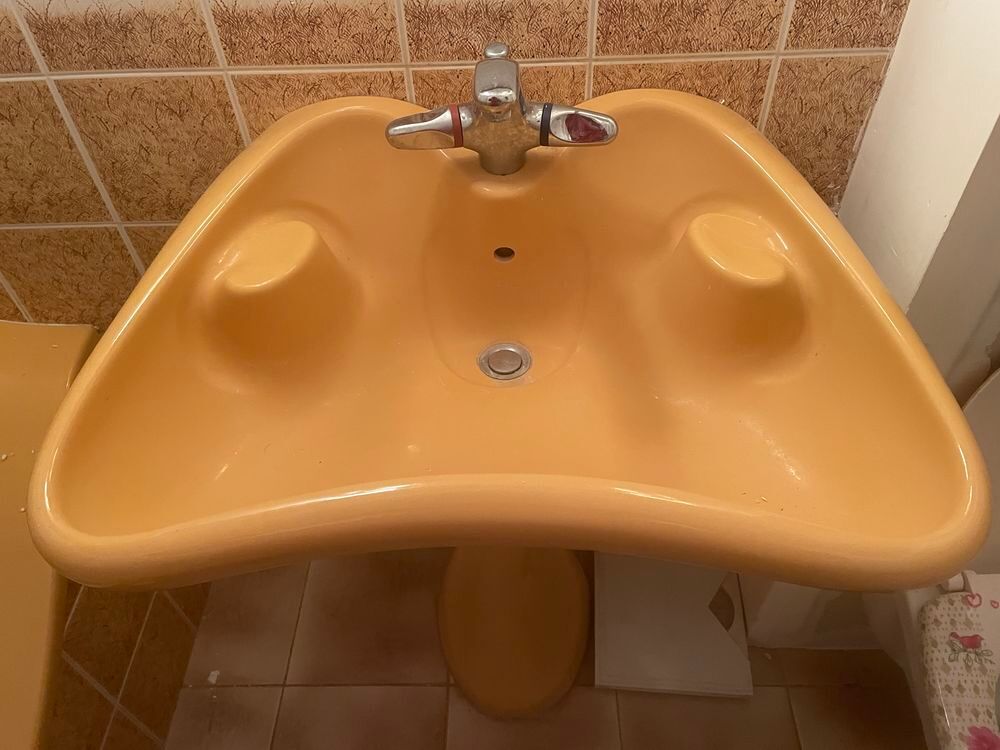 ensemble bac, &eacute;vier, colonne de salle de bain Bricolage