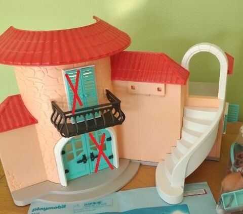 Playmobil villa de vacances provençale : pièces détachées 15 Beauchamp (95)