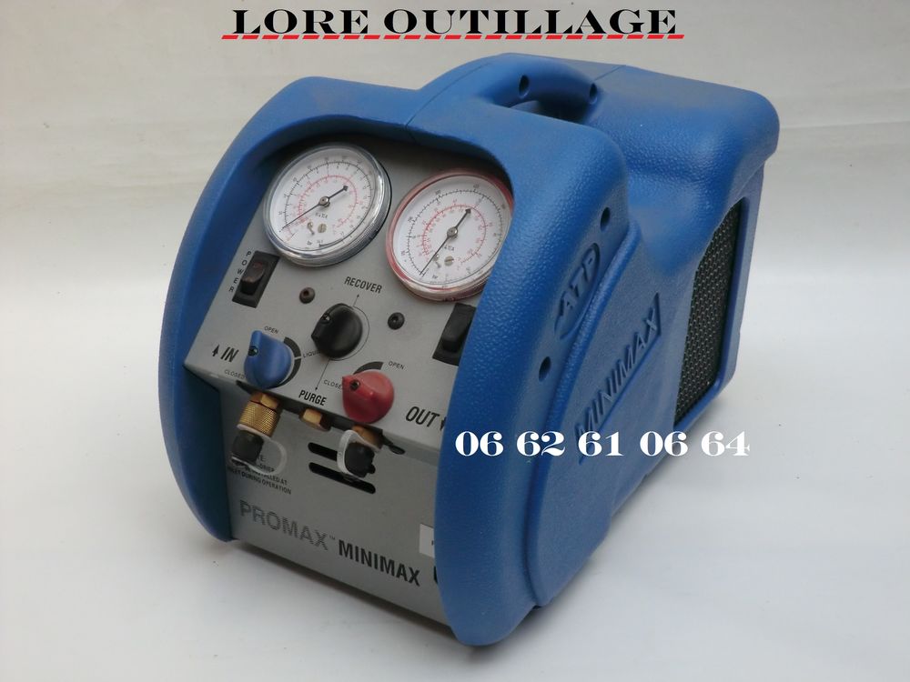 PROMAX MINIMAX ATP - R&eacute;cup&eacute;ration de r&eacute;frig&eacute;rant Bricolage