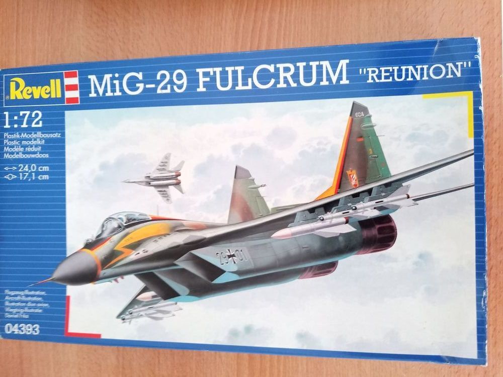 Maquette 1/72. Kit Revell Mig-29 Fulcrum Reunion Jeux / jouets