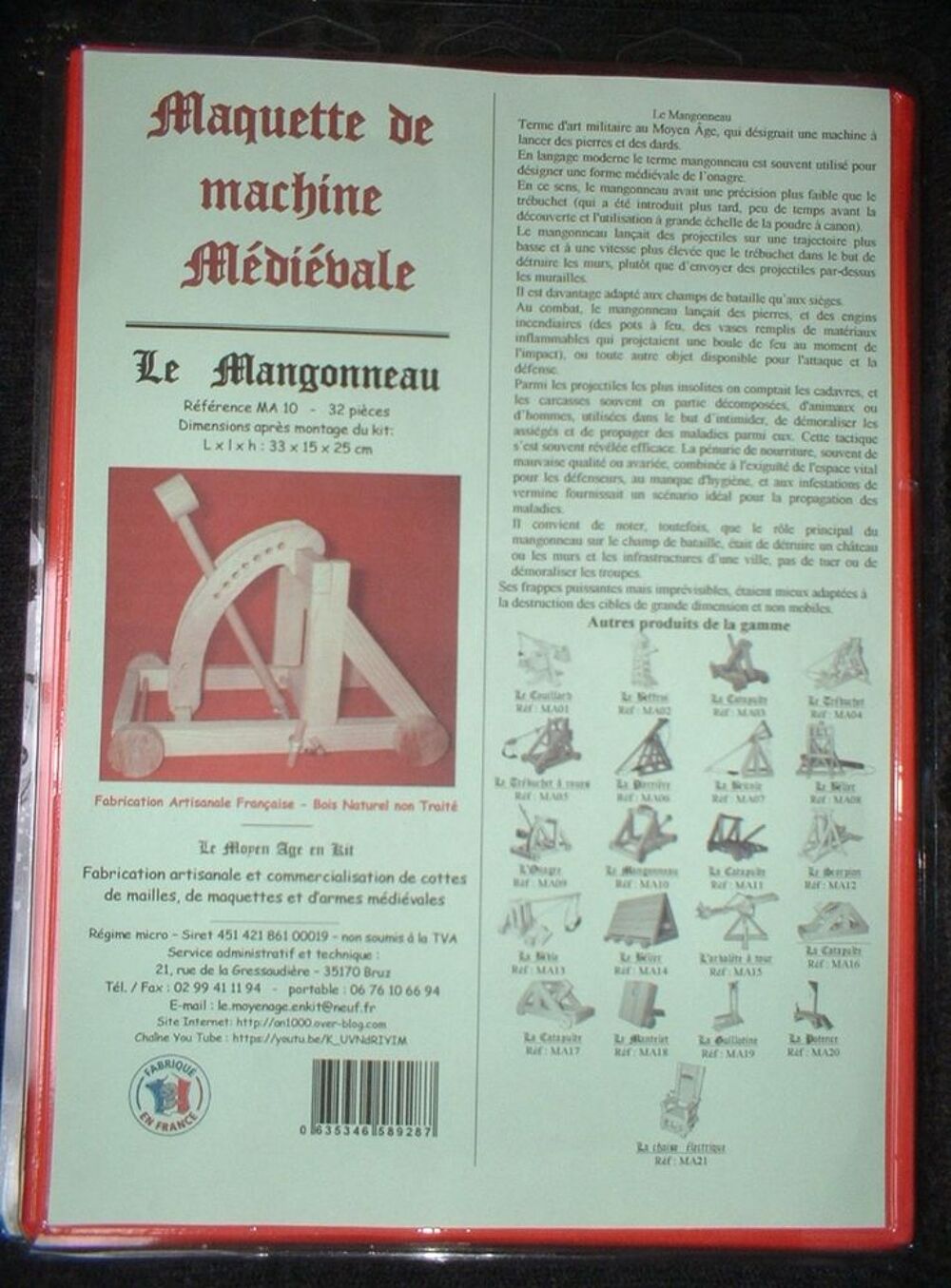 Maquette de mangonneau Jeux / jouets