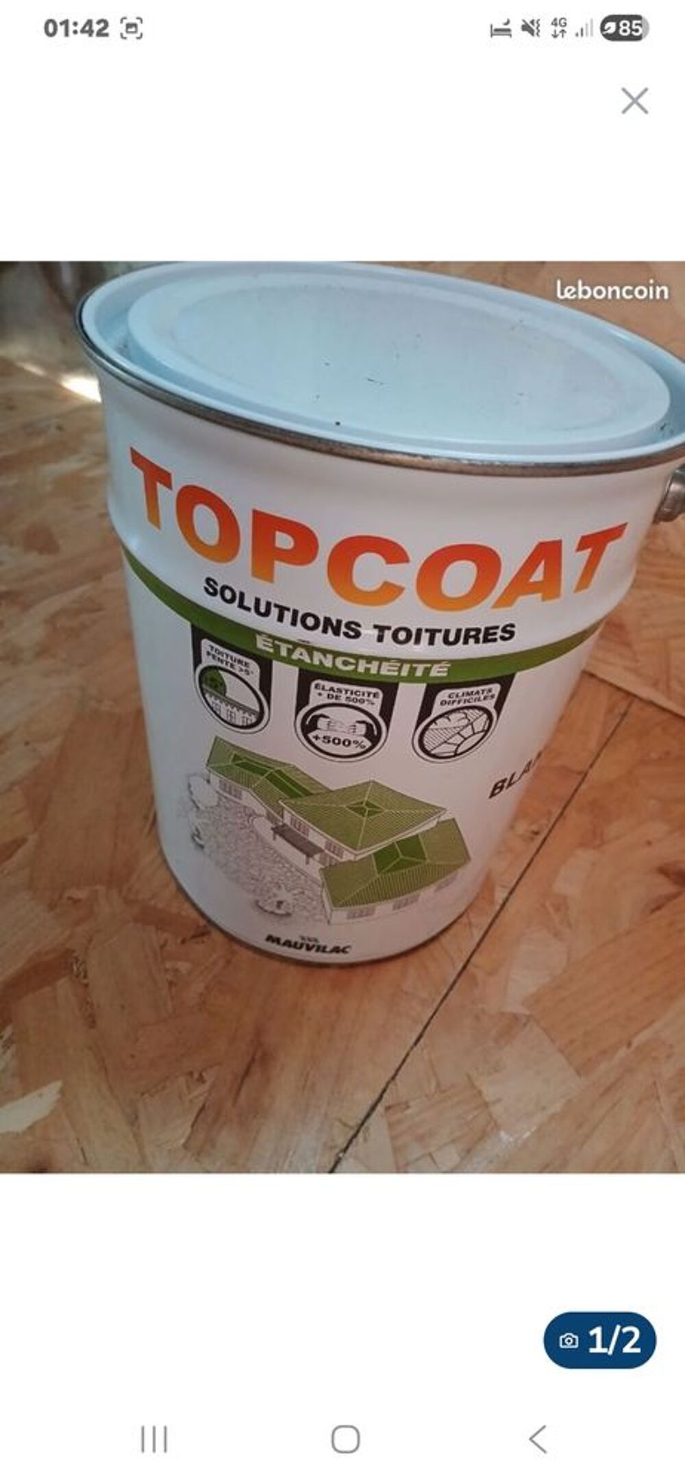 Topcoat blanc Bricolage