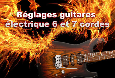 Réglages guitares électrique 6 et 7 cordes 0 11000 Carcassonne
