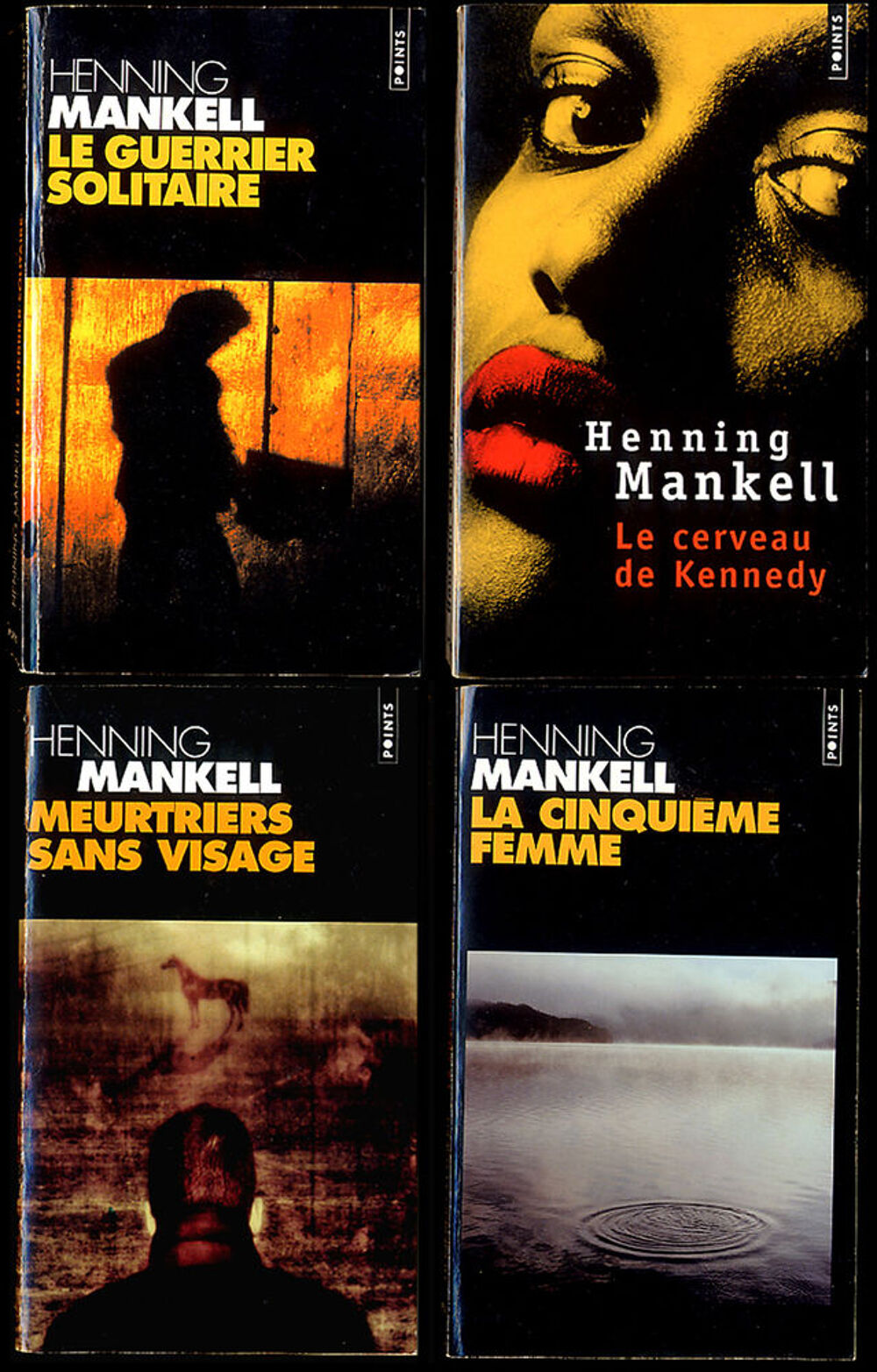 HENNING MANKELL / lot de 4 thriller Livres et BD