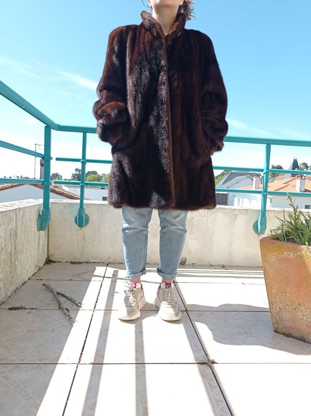 Manteau fourrure vison Vêtements