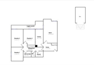 Appartement à vendre 4 pièces 85 m² Taverny