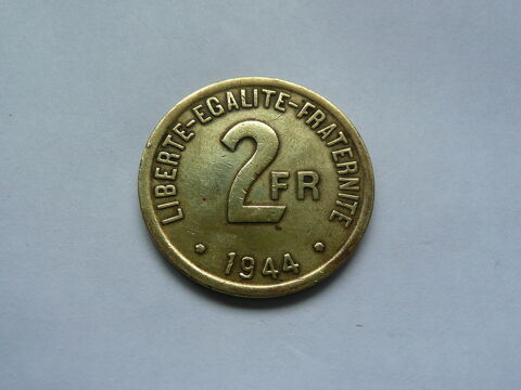 Pi�ce 2 francs 1944 8 Bordeaux (33)