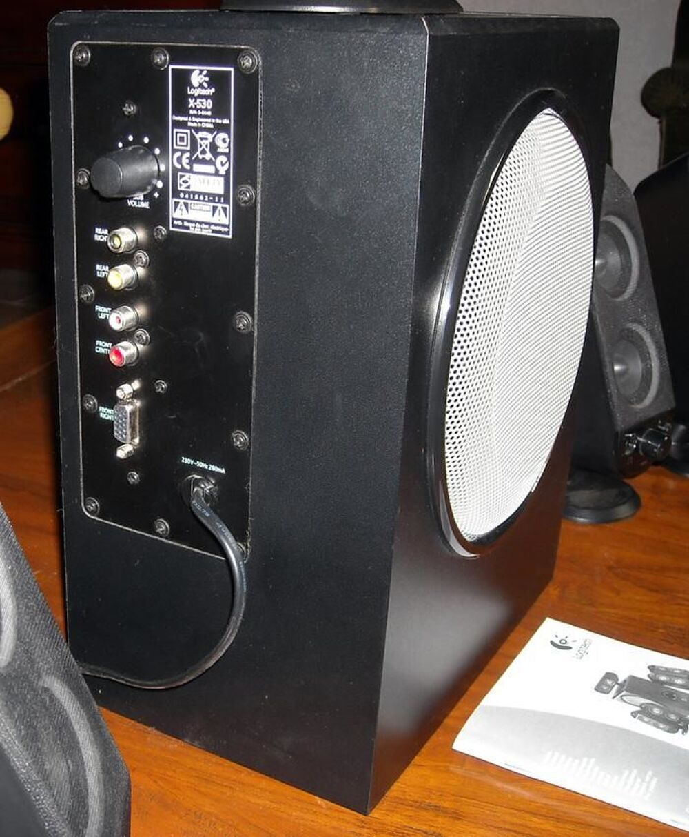Enceinte Logitech X-530 pour PC Audio et hifi