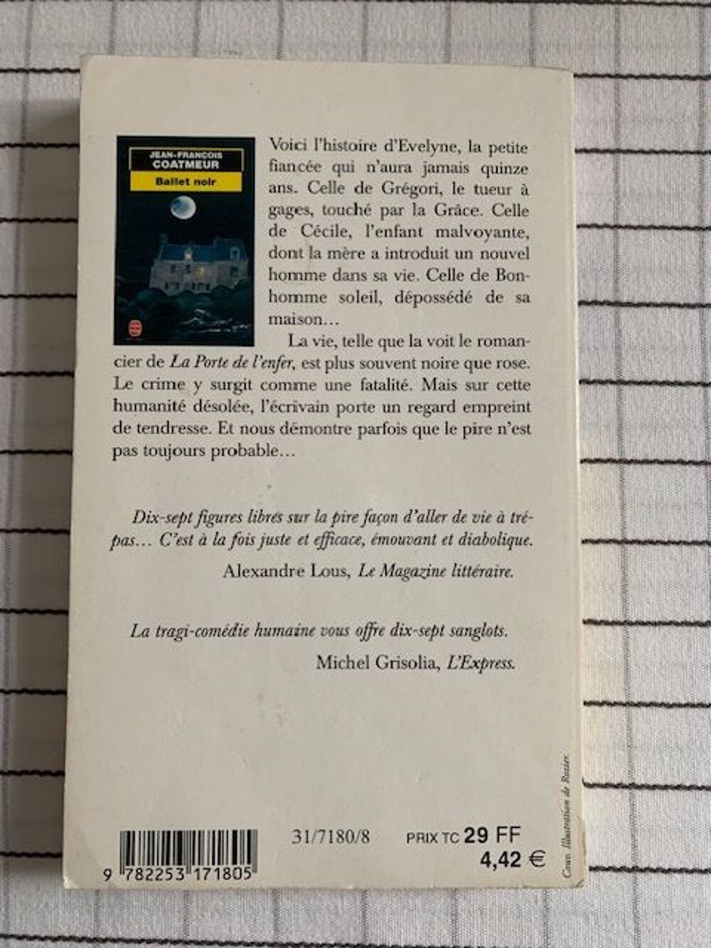Ballet noir, roman policier de Jean-Fran&ccedil;ois COATMEUR Livres et BD