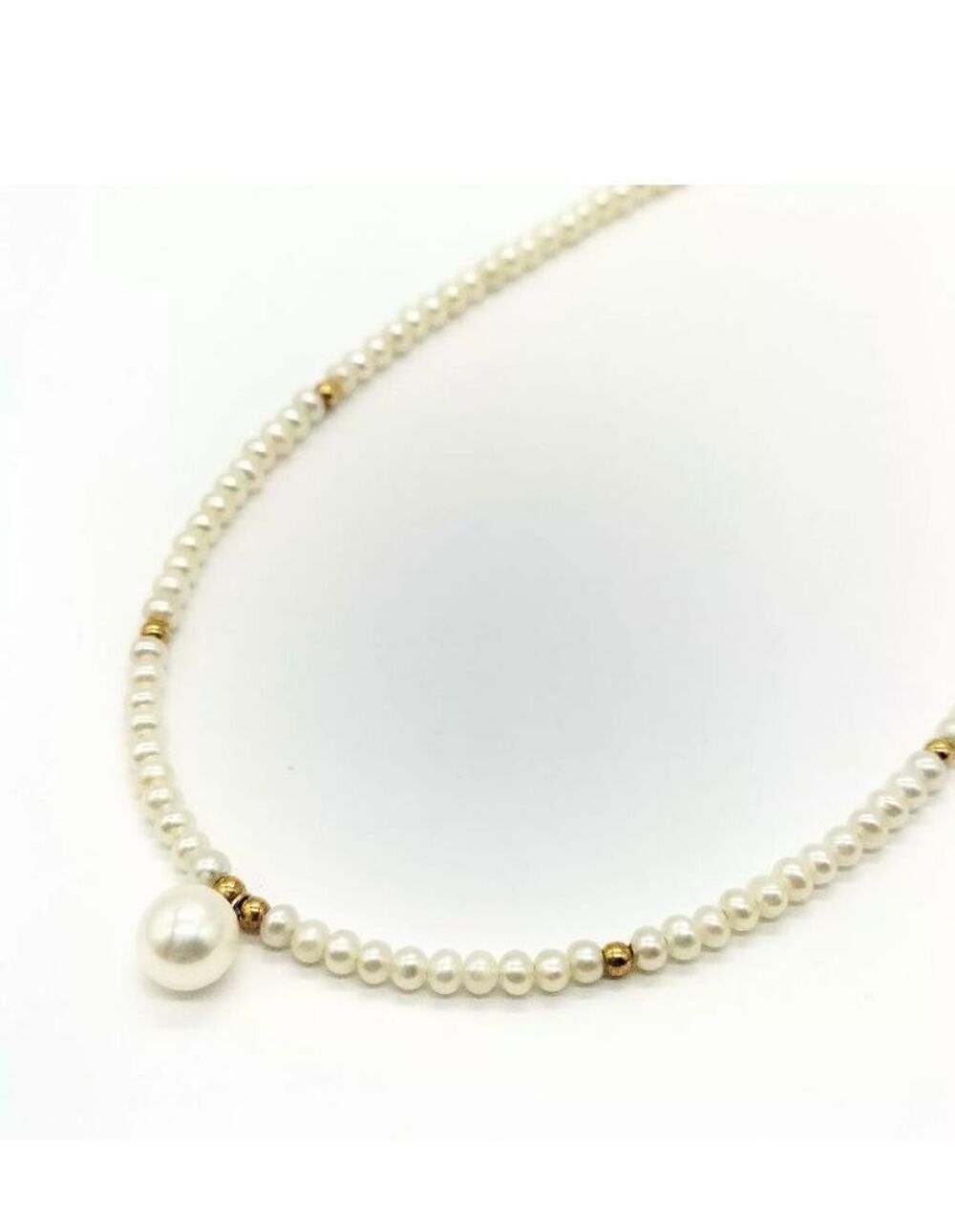 collier or perles Bijoux et montres