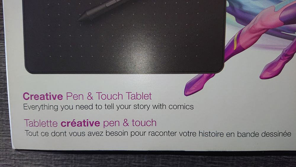 Tablette Graphique Wacom Intuos Comic Pen et Touch Noir Matériel informatique