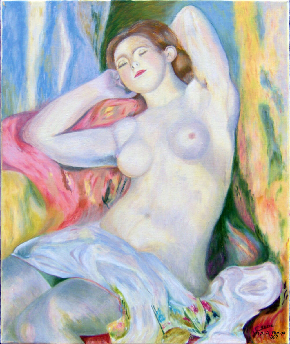 lot de 2 tableaux &agrave; l'huile non encadr&eacute;s au choix
Décoration