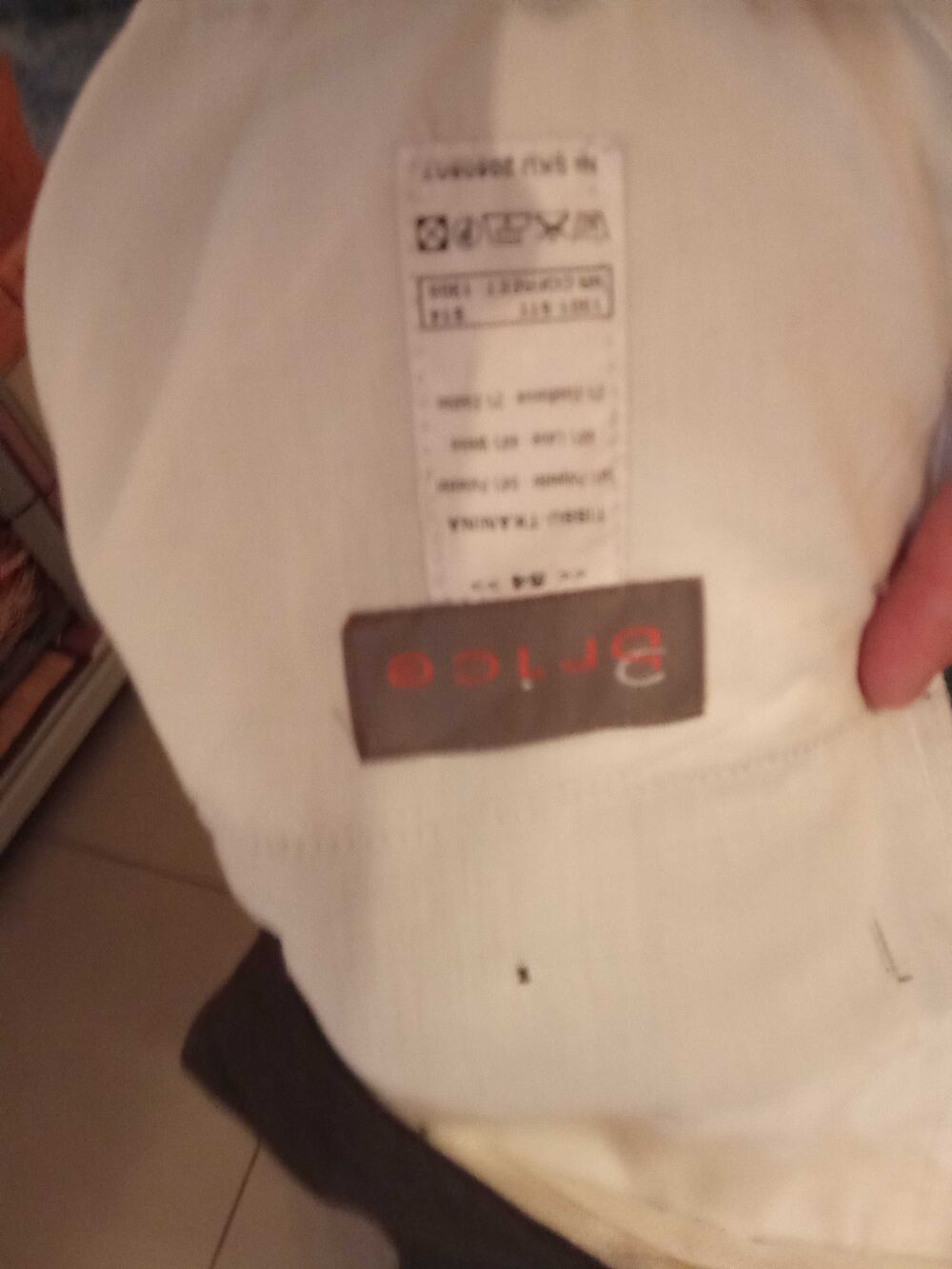 PANTALON DE COSTUME MARRON DE MARQUE" BRICE ". Vêtements