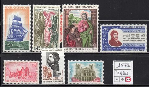 LOT DE TIMBRES   - FRANCE -
Neuf**   1972 2 Caumont (09)