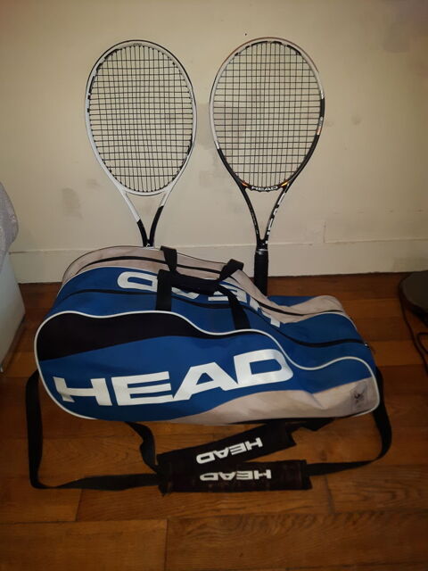  2 Raquettes de tennis + sac et accessoires. 130 Dugny (93)