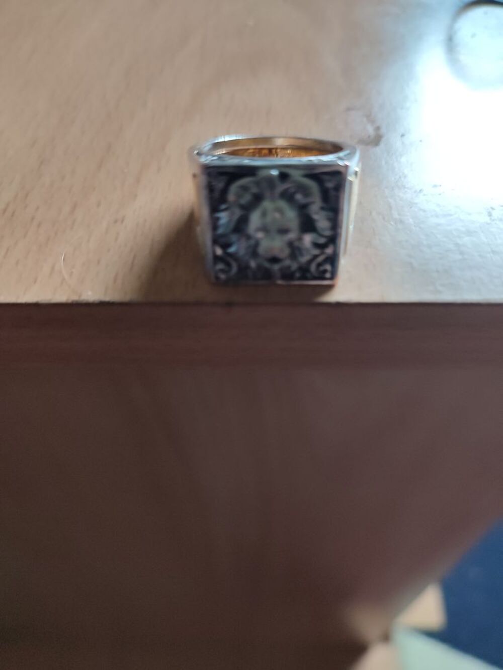 Bague plaqu&eacute; platine de couleur or, argent,motif coeur ?? bl Bijoux et montres