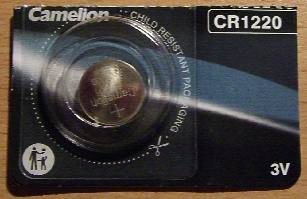 Pile bouton lithium CR1220 neuve Bricolage