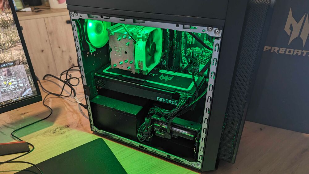 tour gamer acer predator Intel core i5 12400f RtX 3060ti +&eacute;cran Asus 27pouces Matériel informatique