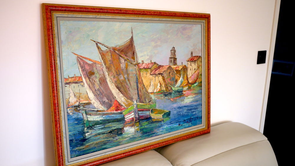 TABLEAU MARINE SUR TOILE Décoration