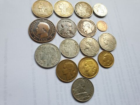 Lot de 16 pi�ces divers Fran�aise 42 Bordeaux (33)