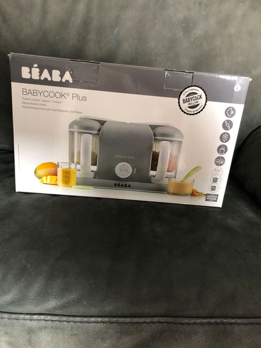 Babycook duo XXL gris de B&eacute;aba Puériculture