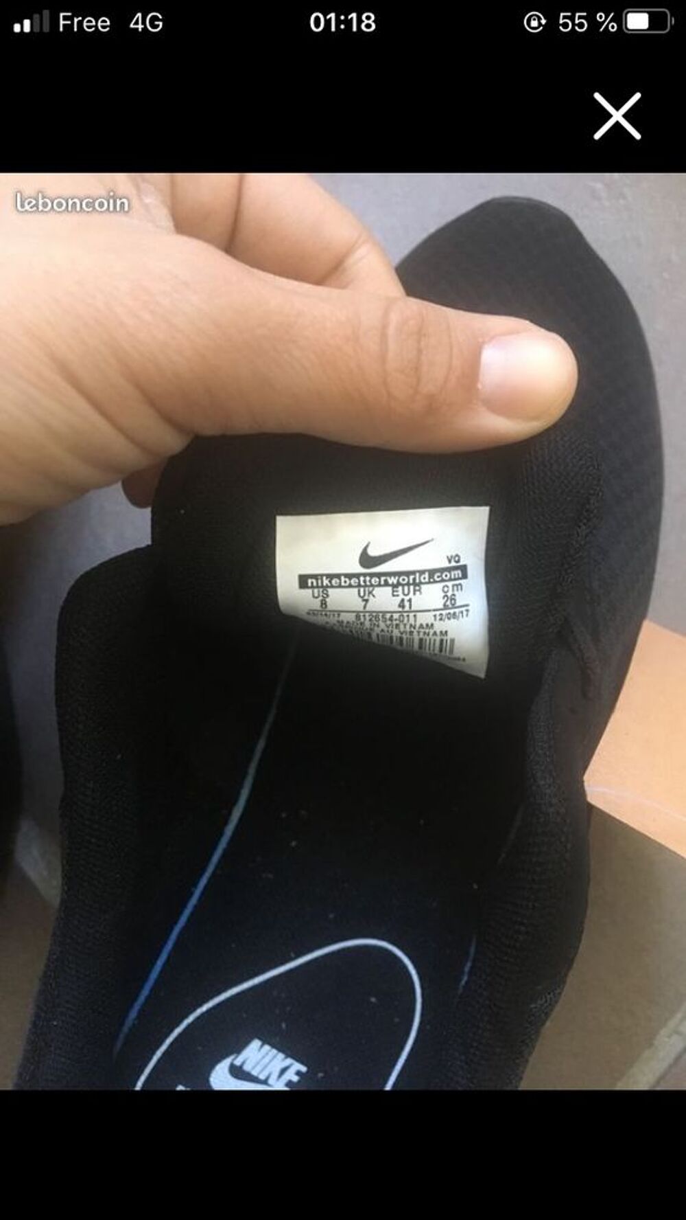 baskets Nike neuf Chaussures