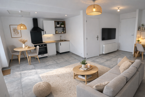   Appartement T2 de 27 m� ? terrasse ? 100 m du littoral Appartement - 2 pi�ce(s) - 27 m�