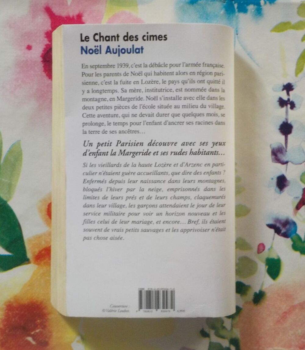 LE CHANT DES CIMES de No&euml;l AUJOULAT Ed. de Bor&eacute;e Poche Livres et BD