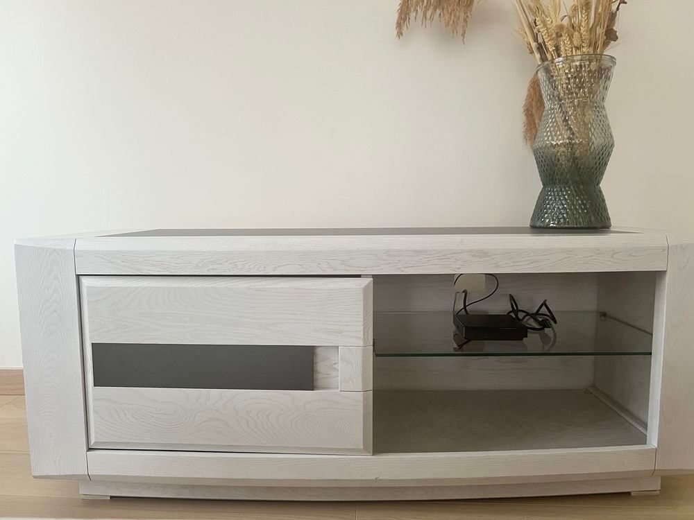 Lot de meubles pour salon complet �" ch&ecirc;ne massif &amp; c&eacute;ramique �" tr&egrave;s bon &eacute;tat Meubles