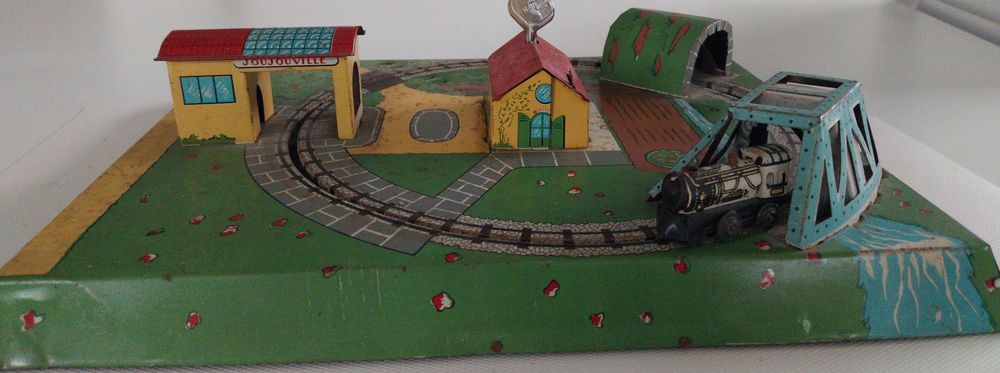 Man&egrave;ge mini train ancien marque FJ (France Jouet) Jeux / jouets