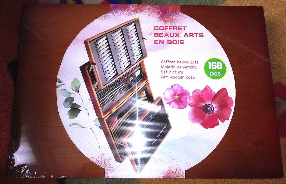 NEUF Mallette Beaux Arts/ d'artiste 168 pi&egrave;ces
Décoration