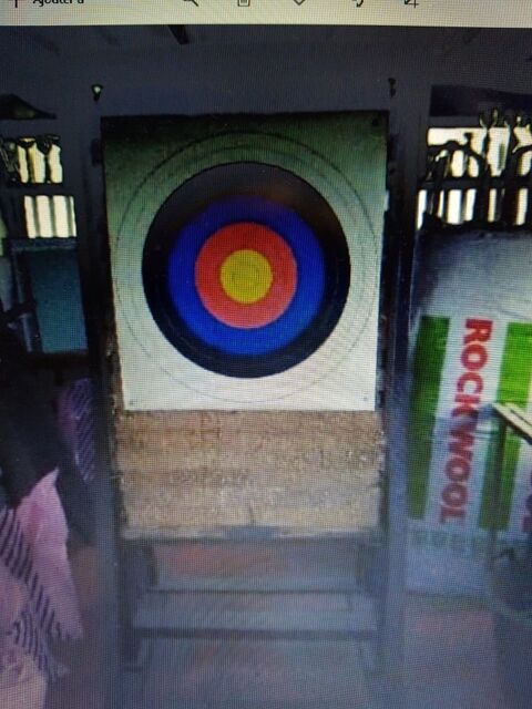 cible
sur roulettes
plus bandes de stramite
elle est démontée manque de place 100 Tourcoing (59)