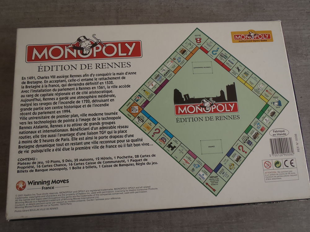 Monopoly Rennes Jeux / jouets