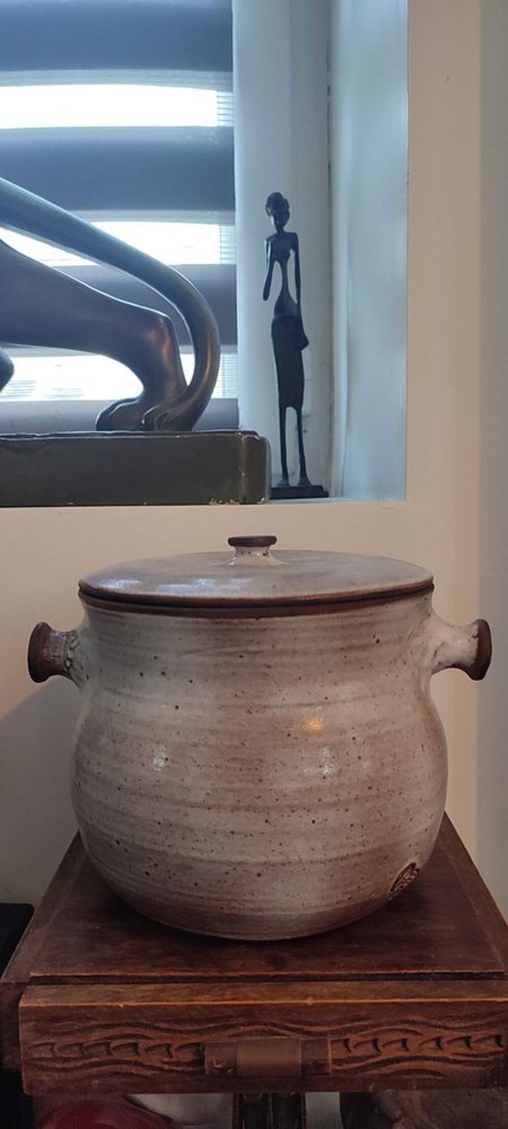 Chaudron soupi&egrave;re en c&eacute;ramique La Hulotte , Ateliers Pierlot 