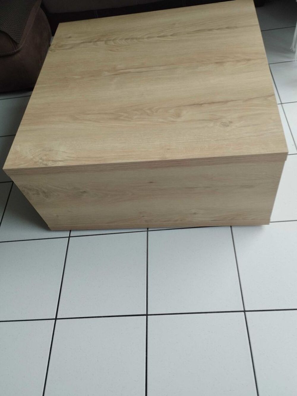 table basse carr&eacute;e avec 1 tiroir Meubles