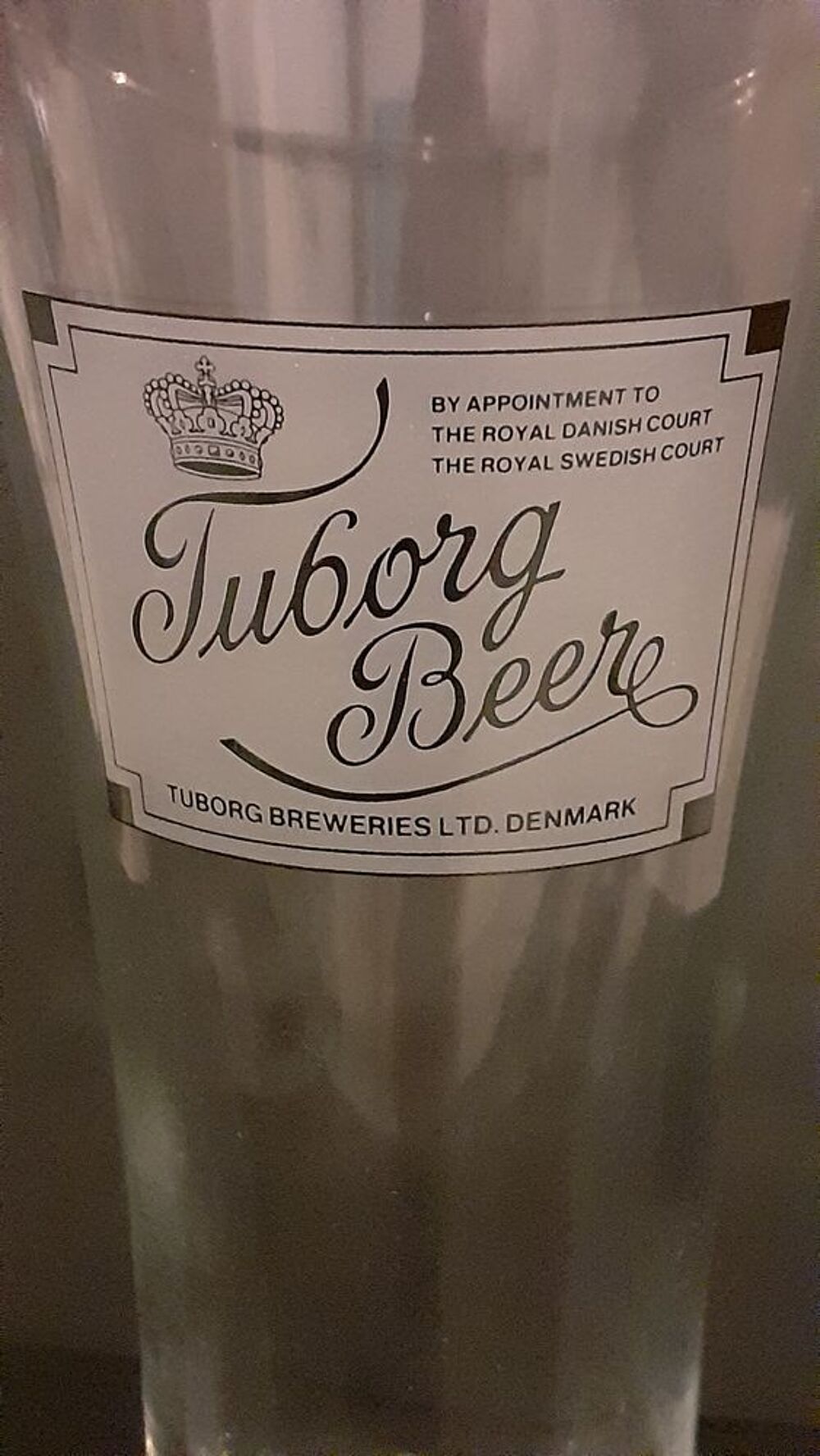 Un verre &agrave; bi&egrave;re Tuborg Beere Décoration