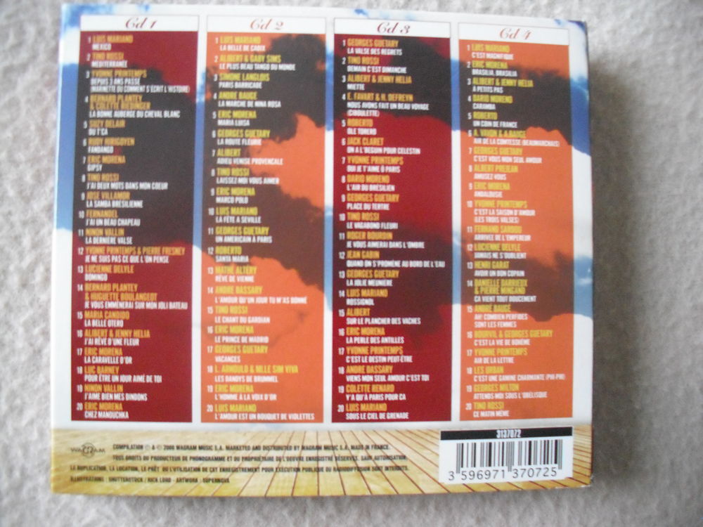 coffret 4 cd le temps d'une op&eacute;rette CD et vinyles