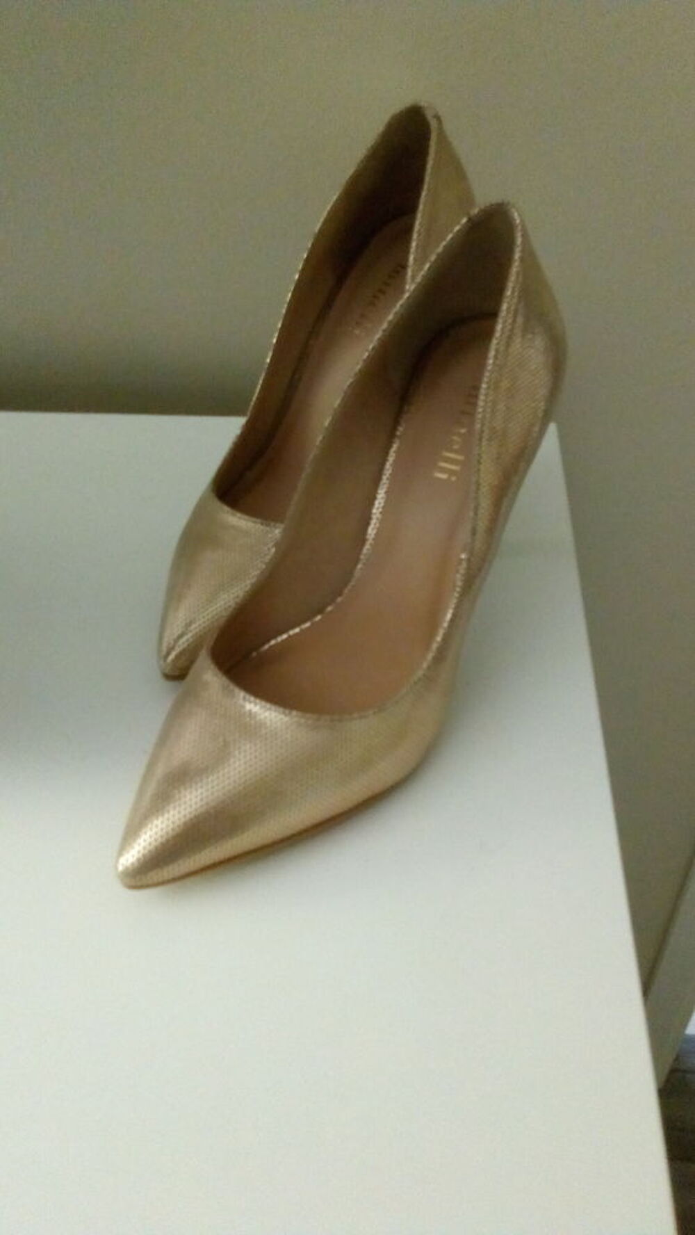 Minelli escarpin doré best sale