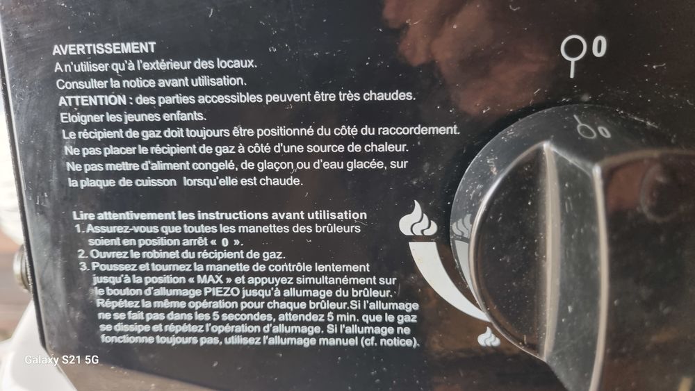  PLANCHA GAZ NEUVE Electroménager
