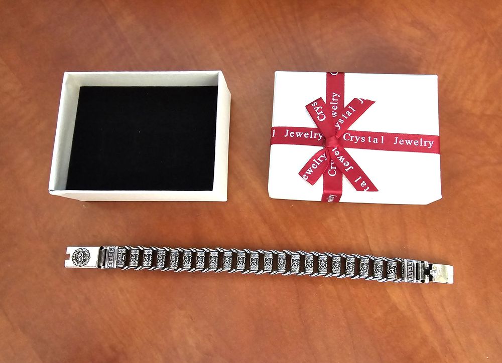 Gourmette Authentique Tibet Argent S- 925 avec Certificat Bijoux et montres