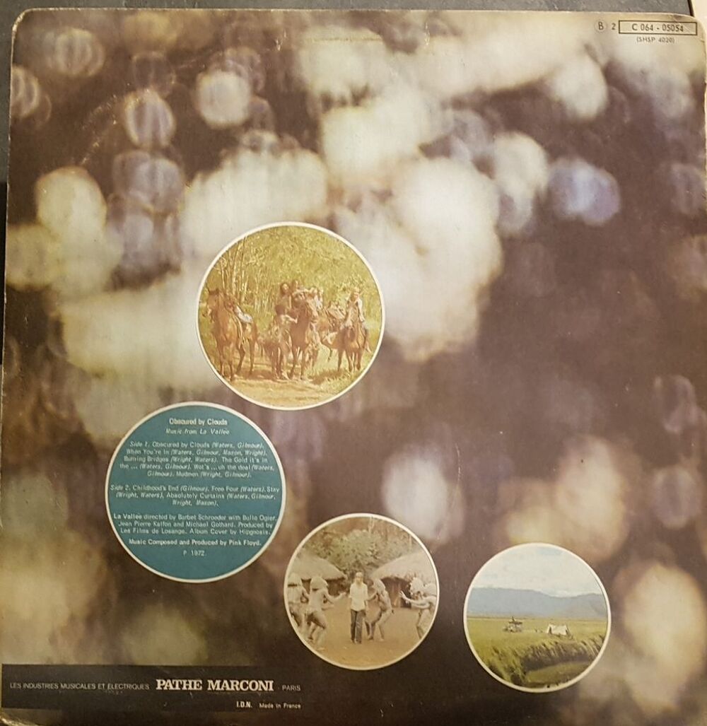 33T Pink Floyd: Obscured By Clouds CD et vinyles