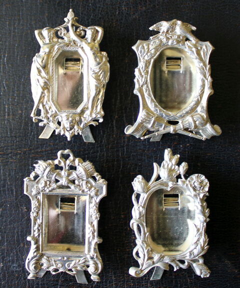Cadres photo miniatures en argent massif XIX eme sicle 800 Issy-les-Moulineaux (92)