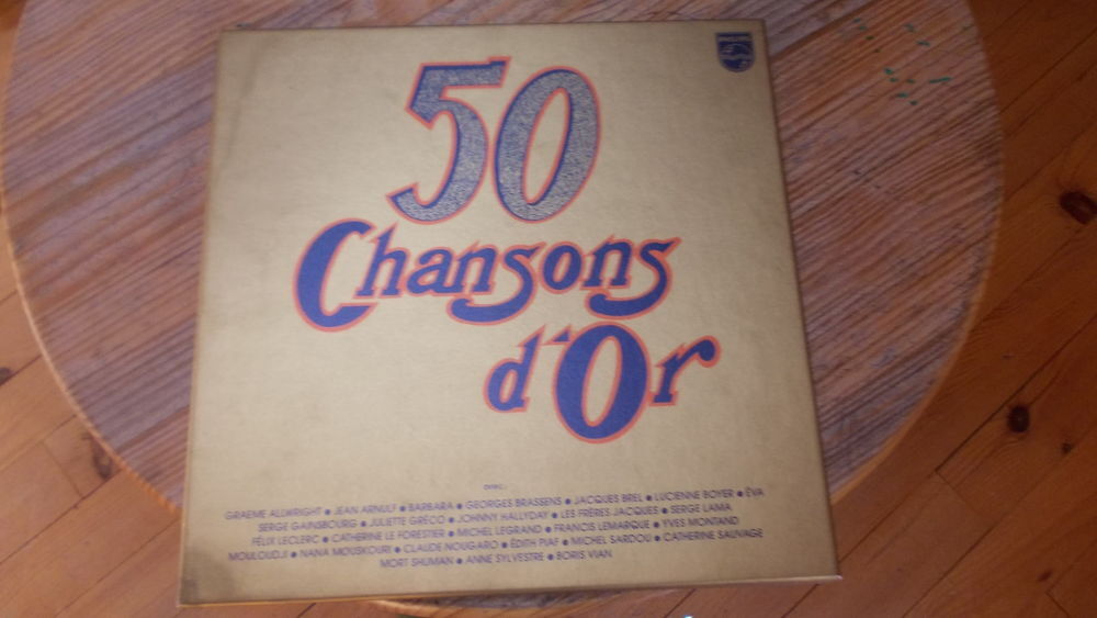 Coffret 4 disques 50 chansons d'or 