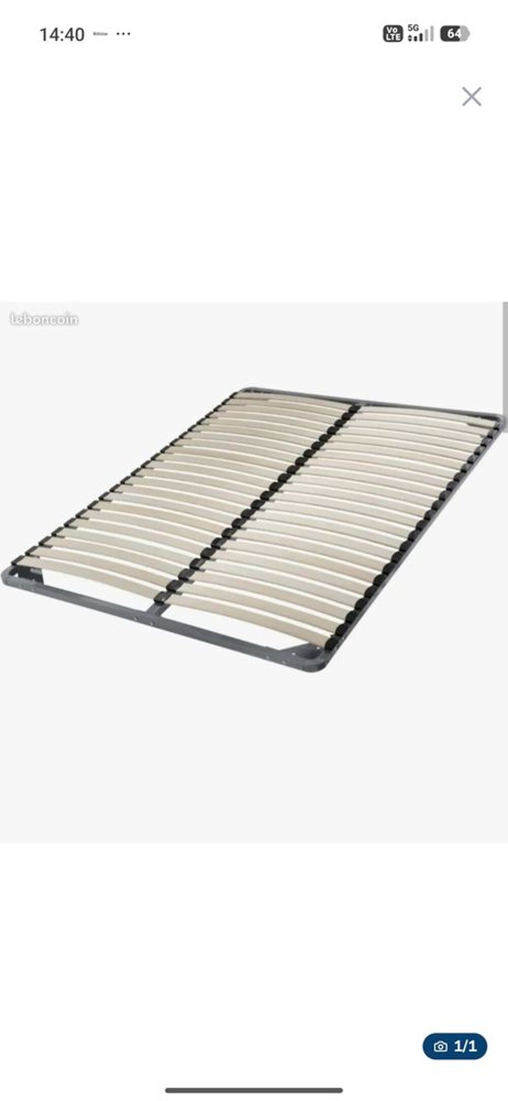 Sommier de lit pour 2 personnes Electroménager