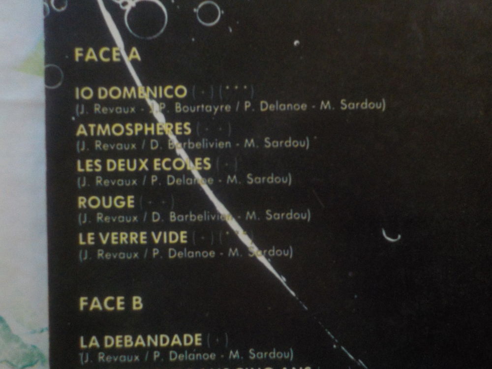 VYNIL 33T MICHEL SARDOU Album IO DOMENICO 1985 CD et vinyles