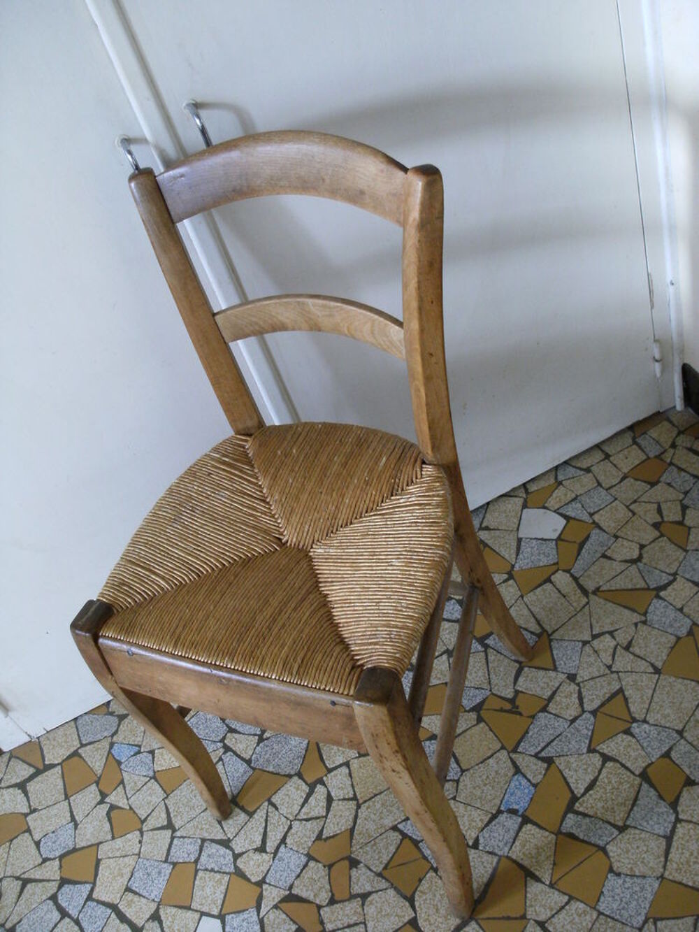 lot de 4 chaises en paille Meubles